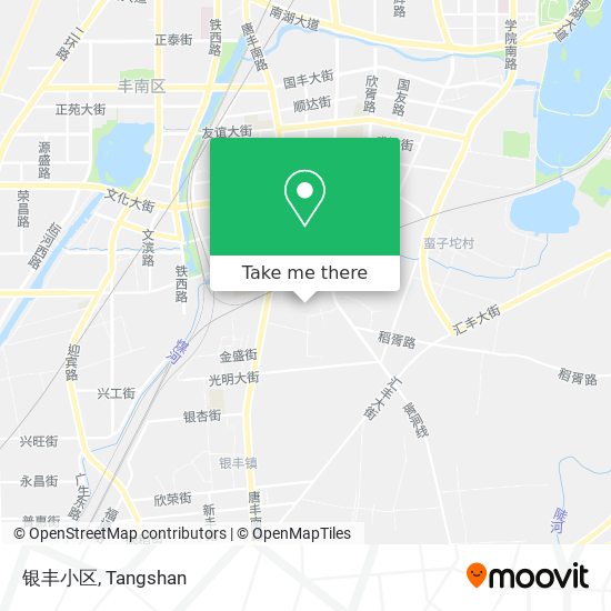 银丰小区 map