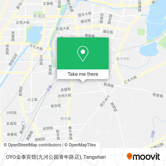 OYO金泰宾馆(九河公园青年路店) map