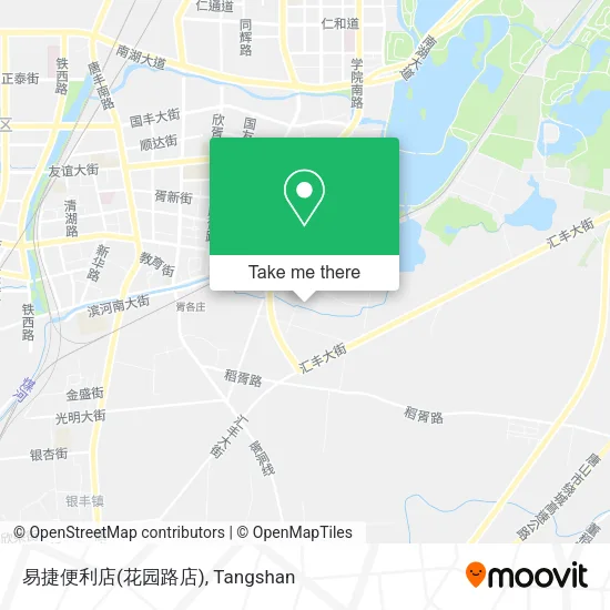 易捷便利店(花园路店) map