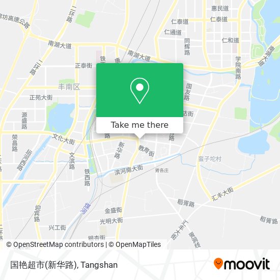 国艳超市(新华路) map