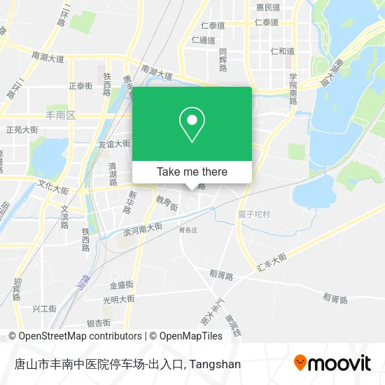 唐山市丰南中医院停车场-出入口 map
