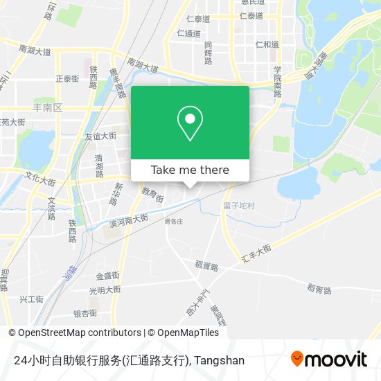 24小时自助银行服务(汇通路支行) map