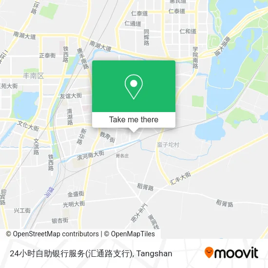 24小时自助银行服务(汇通路支行) map