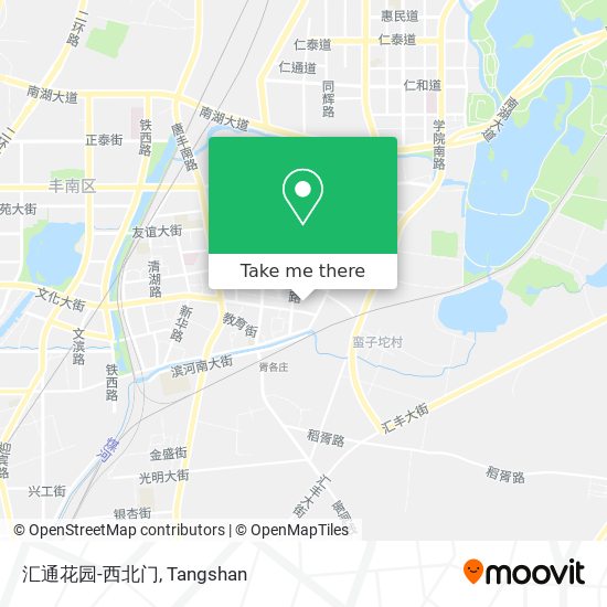 汇通花园-西北门 map