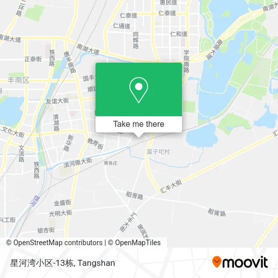 星河湾小区-13栋 map