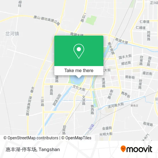 惠丰湖-停车场 map