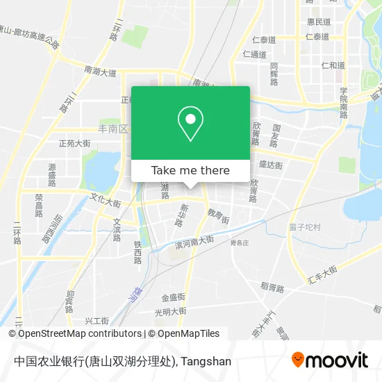 中国农业银行(唐山双湖分理处) map