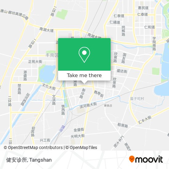 健安诊所 map