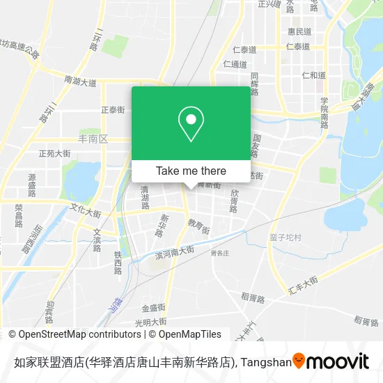 如家联盟酒店(华驿酒店唐山丰南新华路店) map