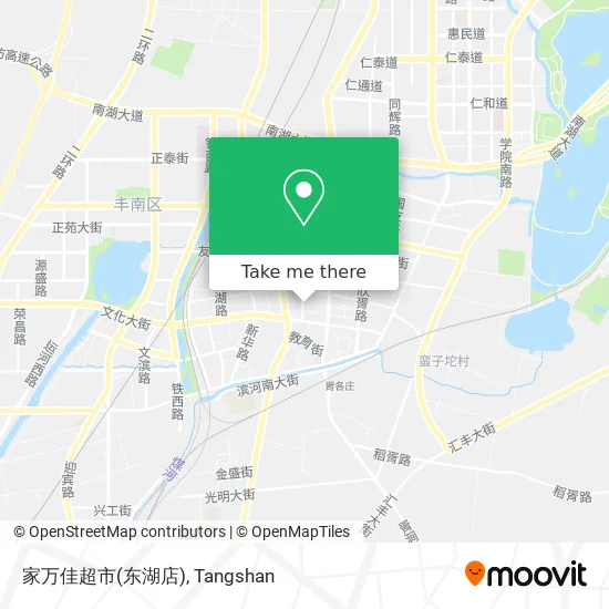 家万佳超市(东湖店) map