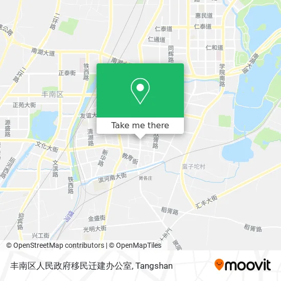 丰南区人民政府移民迁建办公室 map