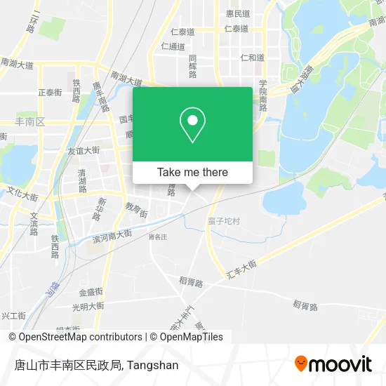 唐山市丰南区民政局 map