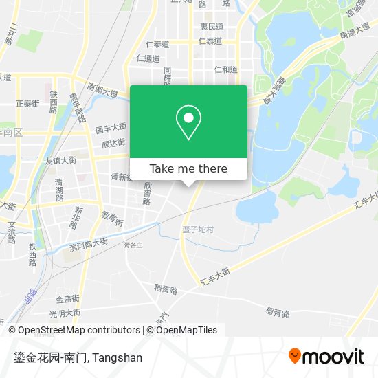 鎏金花园-南门 map