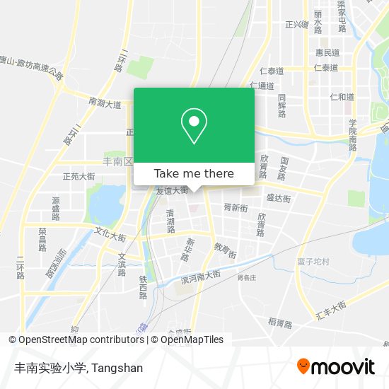 丰南实验小学 map