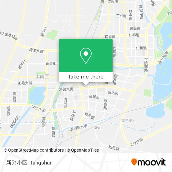 新兴小区 map