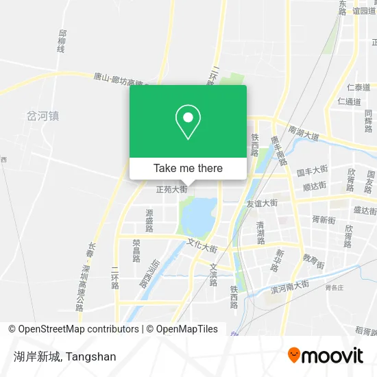 湖岸新城 map