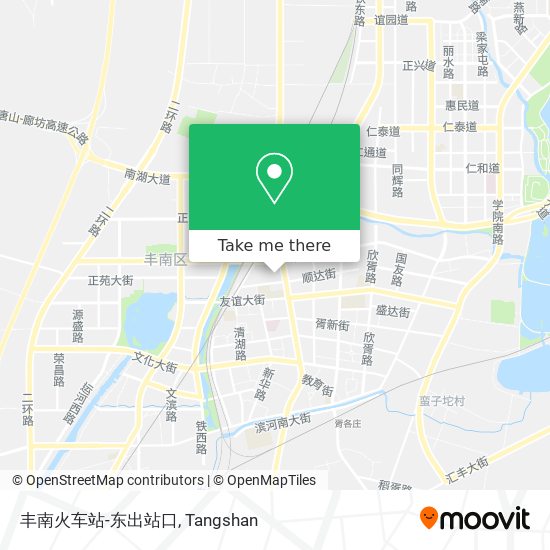 丰南火车站-东出站口 map