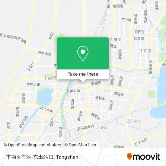 丰南火车站-东出站口 map