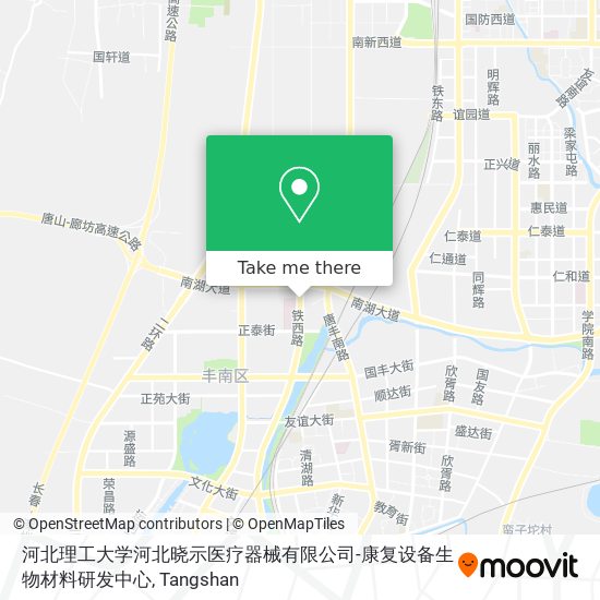 河北理工大学河北晓示医疗器械有限公司-康复设备生物材料研发中心 map