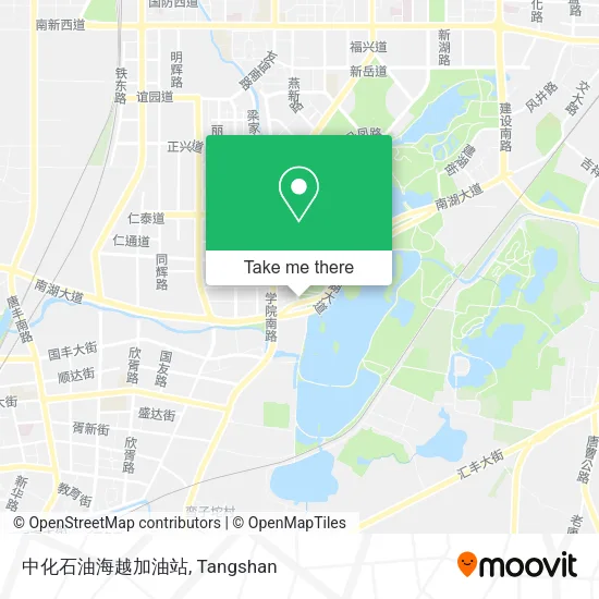 中化石油海越加油站 map