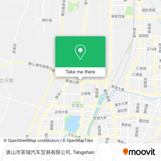 唐山市富瑞汽车贸易有限公司 map