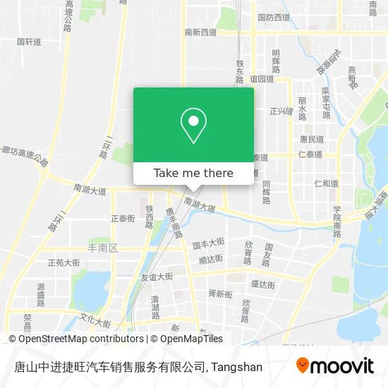 唐山中进捷旺汽车销售服务有限公司 map