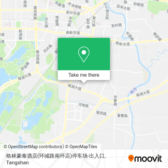 格林豪泰酒店(环城路南环店)停车场-出入口 map