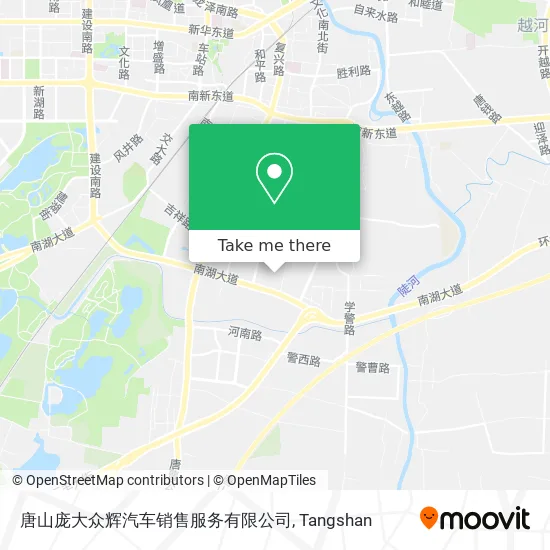 唐山庞大众辉汽车销售服务有限公司 map