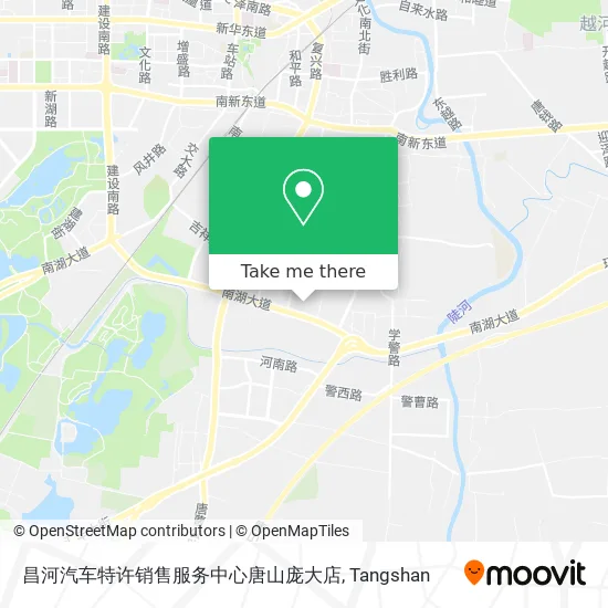 昌河汽车特许销售服务中心唐山庞大店 map