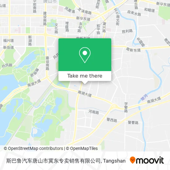 斯巴鲁汽车唐山市冀东专卖销售有限公司 map