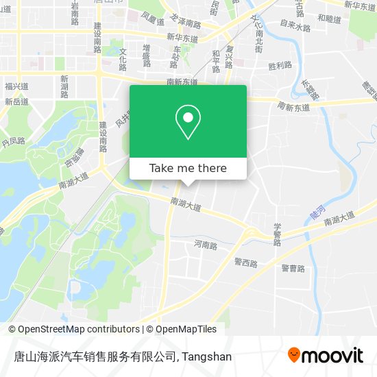 唐山海派汽车销售服务有限公司 map