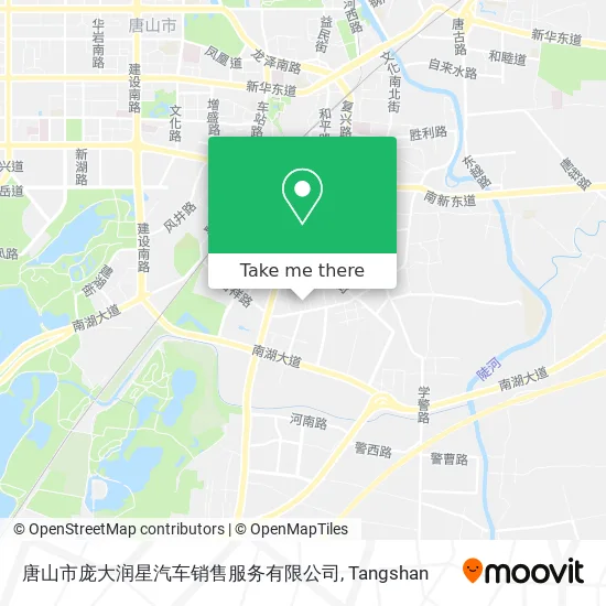 唐山市庞大润星汽车销售服务有限公司 map