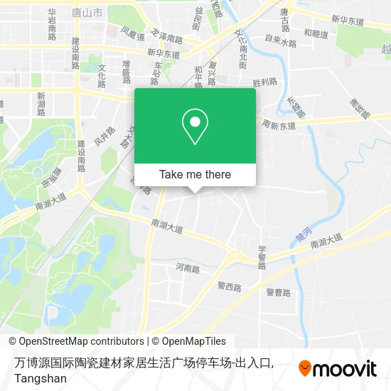 万博源国际陶瓷建材家居生活广场停车场-出入口 map