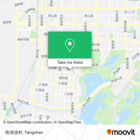 南湖渔村 map