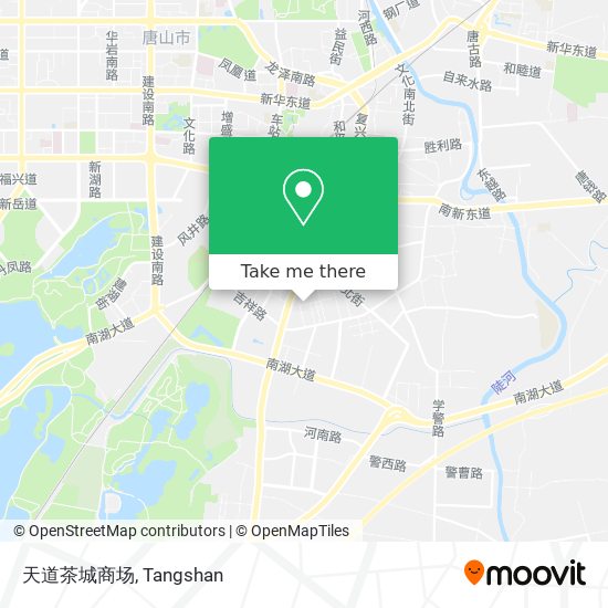 天道茶城商场 map