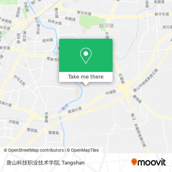 唐山科技职业技术学院 map