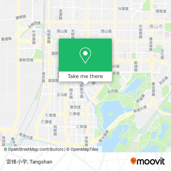 雷锋小学 map