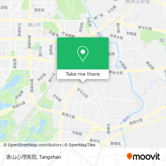 唐山心理医院 map