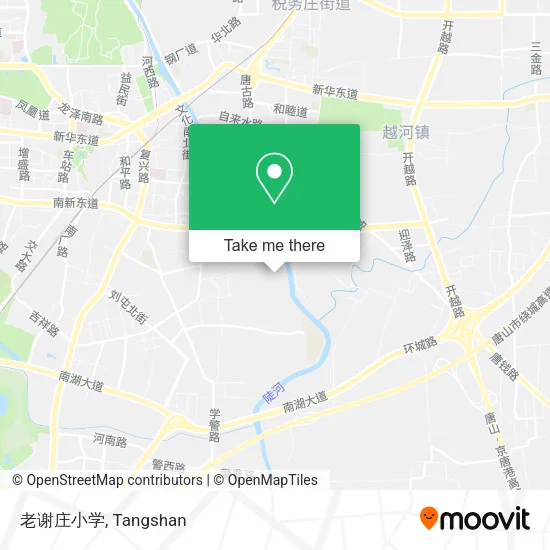 老谢庄小学 map