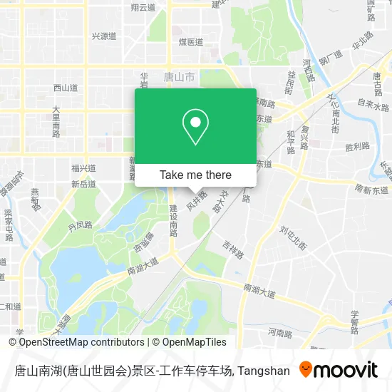 唐山南湖(唐山世园会)景区-工作车停车场 map