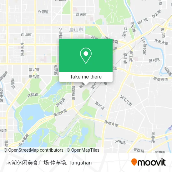 南湖休闲美食广场-停车场 map