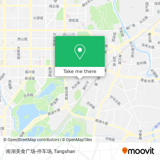 南湖美食广场-停车场 map