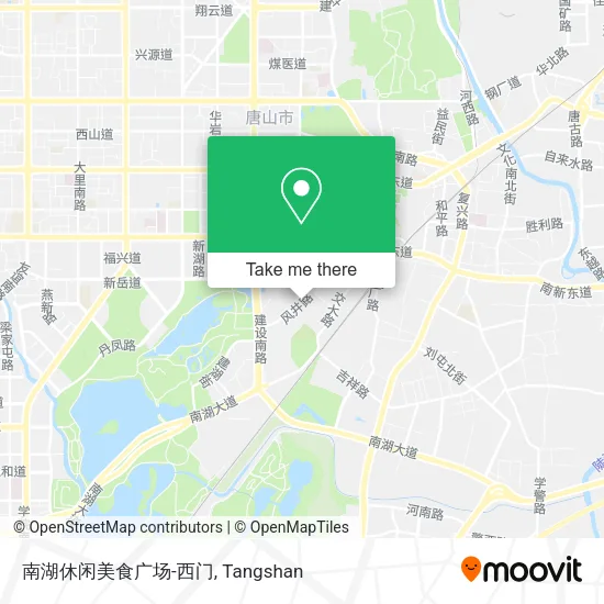 南湖休闲美食广场-西门 map