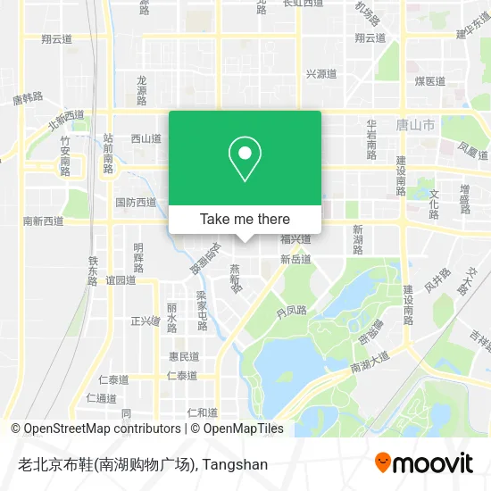 老北京布鞋(南湖购物广场) map