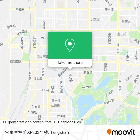 常泰里福乐园-203号楼 map