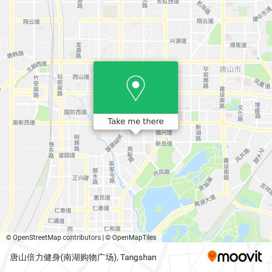 唐山倍力健身(南湖购物广场) map