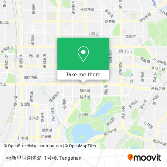 燕新里尚湖名筑-1号楼 map