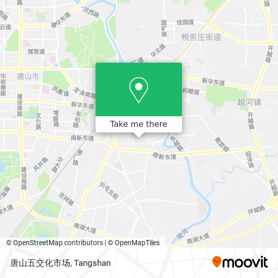 唐山五交化市场 map