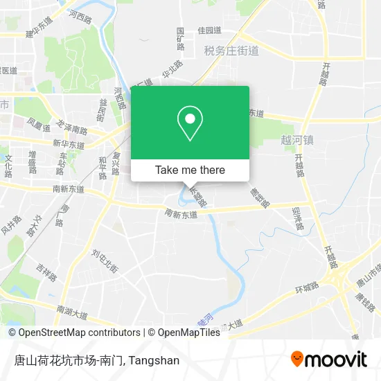 唐山荷花坑市场-南门 map