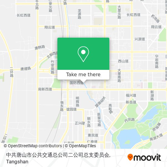 中共唐山市公共交通总公司二公司总支委员会 map